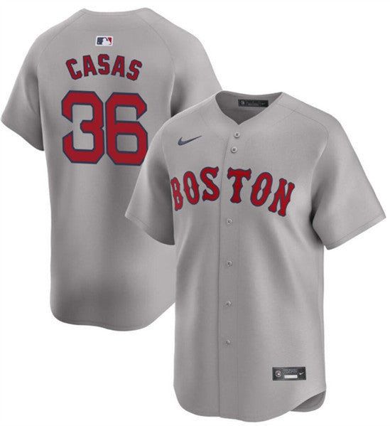 Triston Casas Boston Red Sox gray Limited jersey