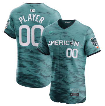 Custom Boston Red Sox teal All-Star jersey