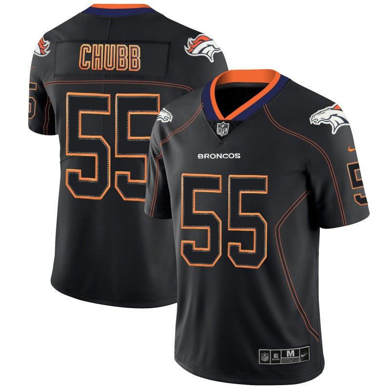 Bradley Chubb Denver Broncos black Color Rush jersey