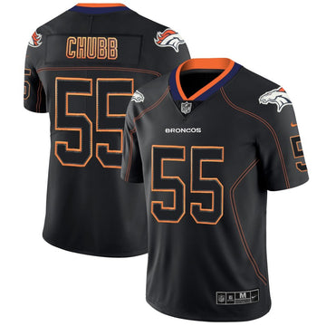 Bradley Chubb Denver Broncos black Color Rush jersey