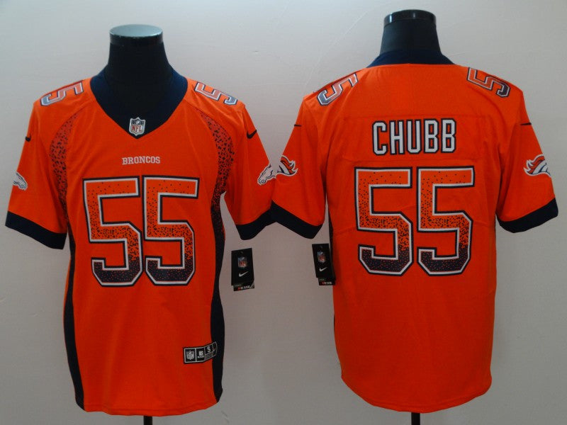 Bradley Chubb Denver Broncos orange Color Rush jersey