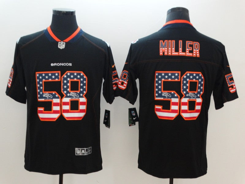 Von Miller Denver Broncos black Color Rush jersey