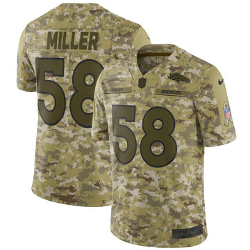 Von Miller Denver Broncos camo Salute To Service jersey