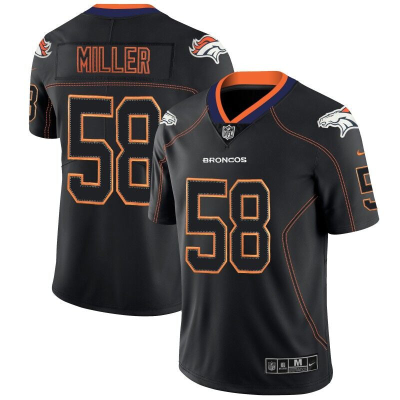 Von Miller Denver Broncos black Color Rush jersey