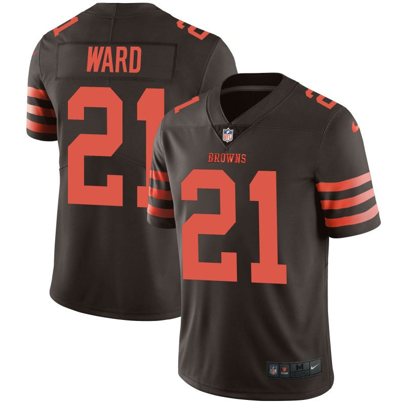 Denzel Ward Cleveland Browns brown Color Rush jersey