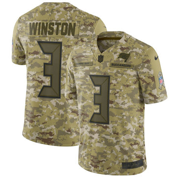Jameis Winston Tampa Bay Buccaneers camo Salute To Service jersey