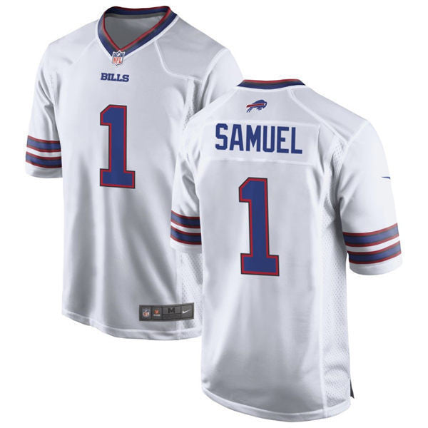 Curtis Samuel Buffalo Bills white Vapor jersey