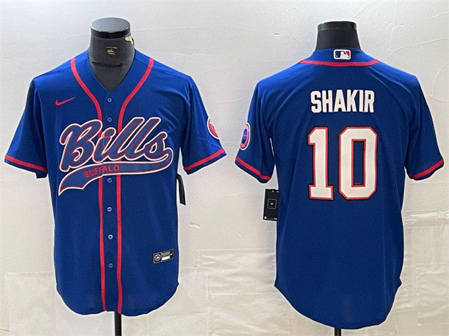 Khalil Shakir With Patch Cool Base Buffalo Bills jersey