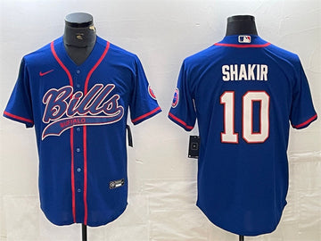 Khalil Shakir With Patch Cool Base Buffalo Bills jersey