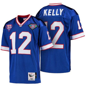 Jim Kelly Buffalo Bills blue jersey