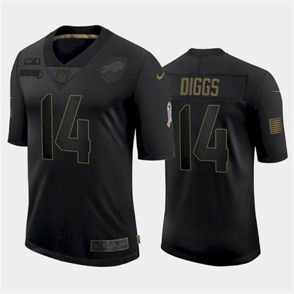 Stefon Diggs Buffalo Bills black Salute To Service jersey