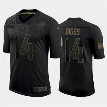 Stefon Diggs Buffalo Bills black Salute To Service jersey