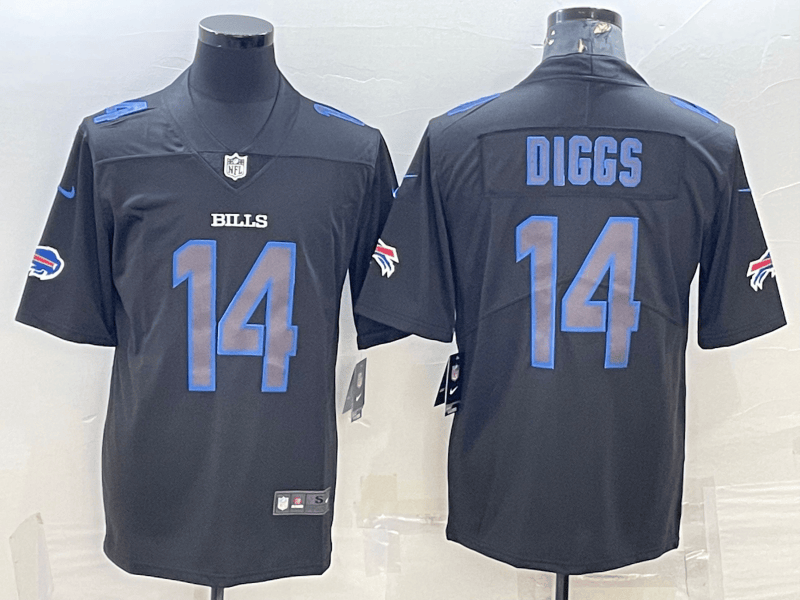 Stefon Diggs Buffalo Bills black Color Rush jersey