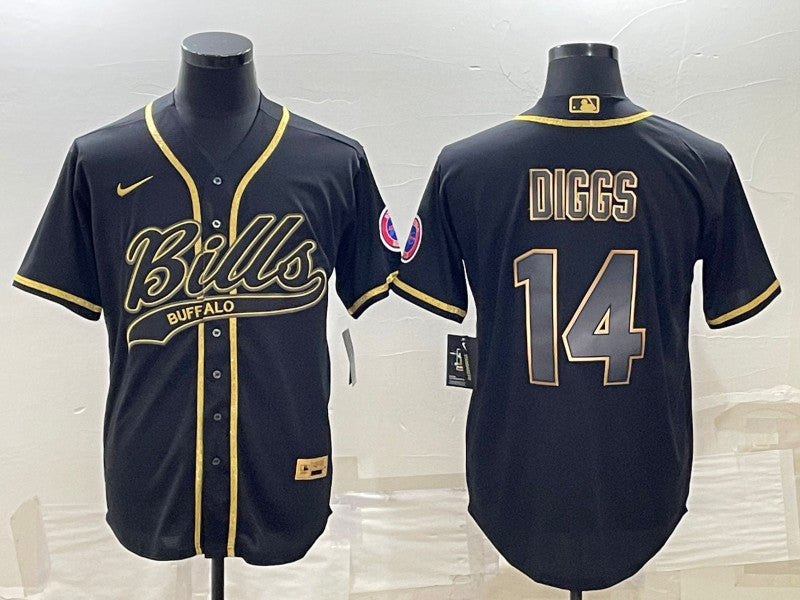 Stefon Diggs Buffalo Bills black jersey