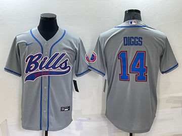 Stefon Diggs Buffalo Bills gray jersey