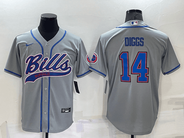 Stefon Diggs Buffalo Bills grey jersey