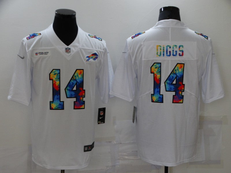 Stefon Diggs Buffalo Bills white Vapor jersey