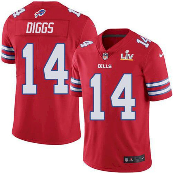 Stefon Diggs Buffalo Bills red jersey