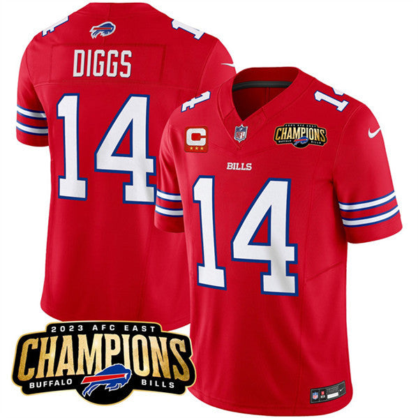 Stefon Diggs Buffalo Bills red jersey