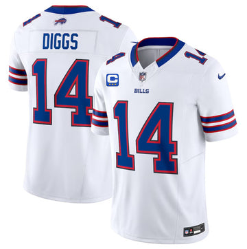 Stefon Diggs Buffalo Bills white Vapor jersey