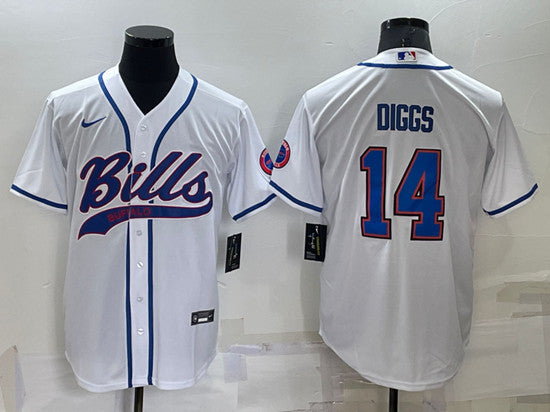 Stefon Diggs Buffalo Bills white jersey