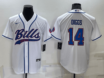 Stefon Diggs Buffalo Bills white jersey