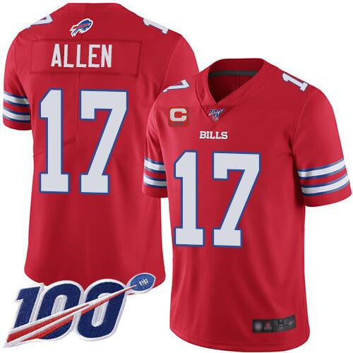 Josh Allen Buffalo Bills red Vapor jersey