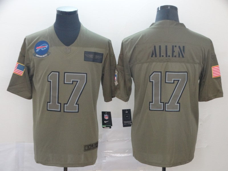 Josh Allen Buffalo Bills camo Salute To Service jersey