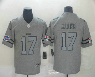 Josh Allen Buffalo Bills gray Vapor jersey