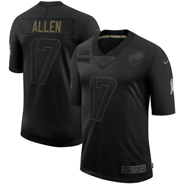 Josh Allen Buffalo Bills black Salute To Service jersey