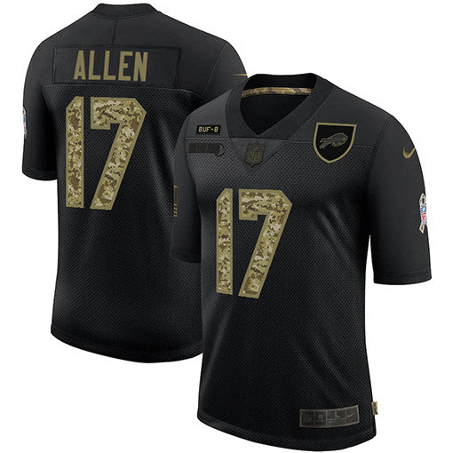 Josh Allen Buffalo Bills camo Salute To Service jersey