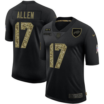 Josh Allen Buffalo Bills camo Salute To Service jersey