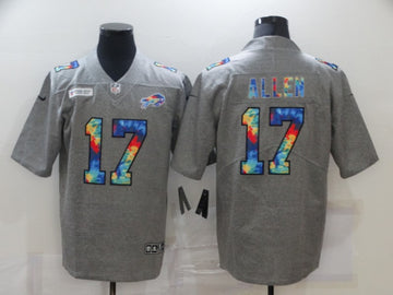 Josh Allen Buffalo Bills grey Limited jersey