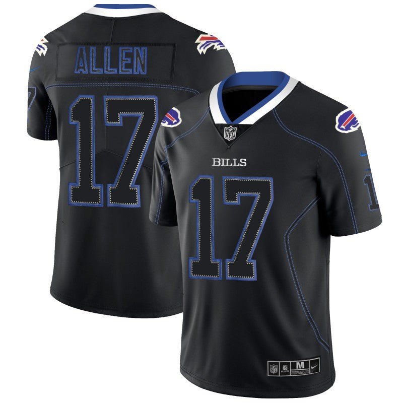 Josh Allen Buffalo Bills black Color Rush jersey