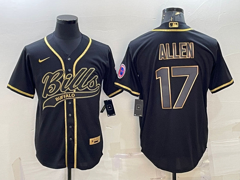 Josh Allen Buffalo Bills black jersey