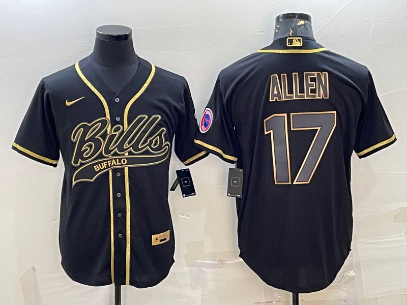 Josh Allen Buffalo Bills black jersey