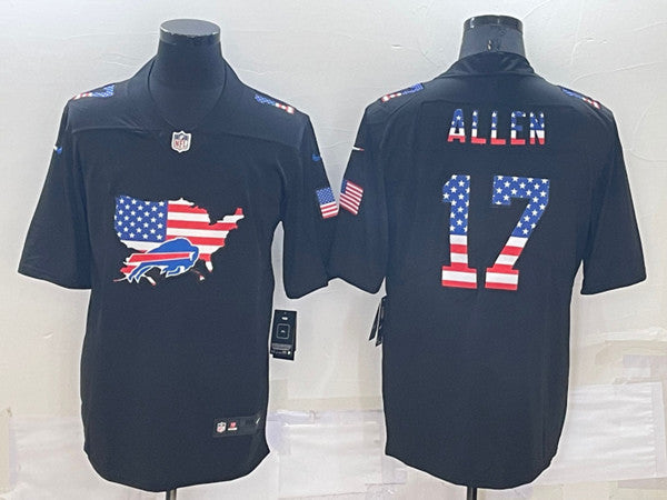 Josh Allen Buffalo Bills black Limited jersey