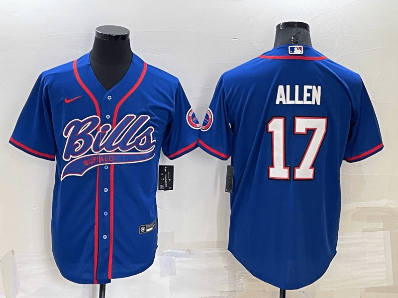 Josh Allen Buffalo Bills blue jersey