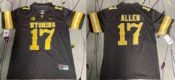 Josh Allen Buffalo Bills brown jersey