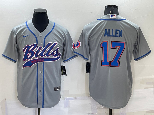 Josh Allen Buffalo Bills gray jersey