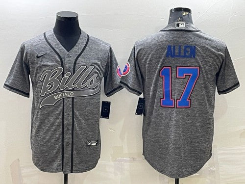 Josh Allen Buffalo Bills gray jersey
