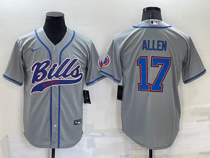 Josh Allen Buffalo Bills grey jersey