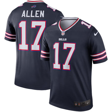 Josh Allen Buffalo Bills navy Inverted Legend jersey