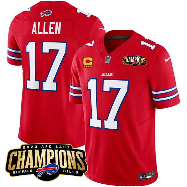 Josh Allen Buffalo Bills red jersey