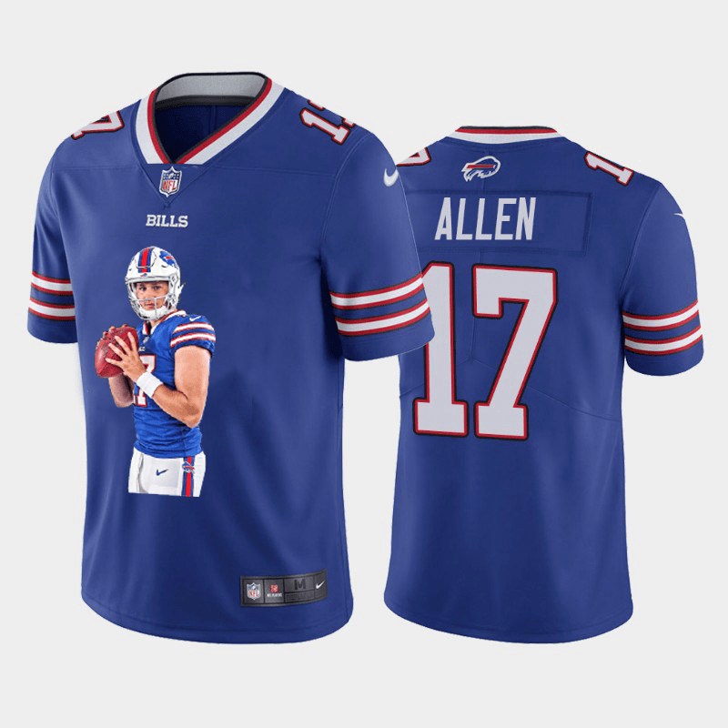 Josh Allen Buffalo Bills royal Vapor jersey