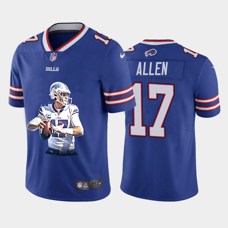 Josh Allen Buffalo Bills royal Vapor jersey