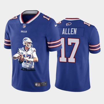 Josh Allen Buffalo Bills royal Vapor jersey