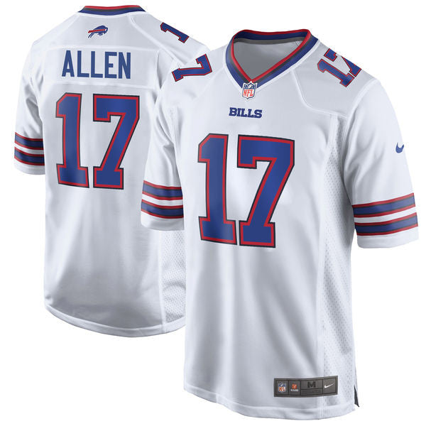 Josh Allen Buffalo Bills white Game jersey