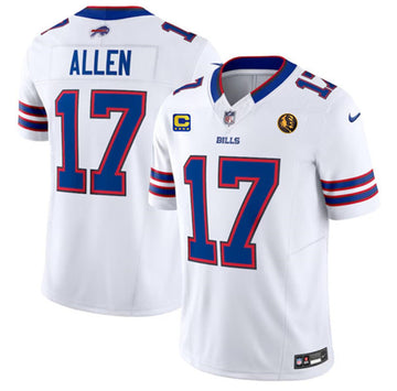 Josh Allen Buffalo Bills white Vapor jersey