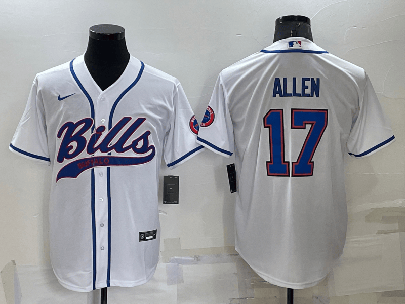 Josh Allen Buffalo Bills white jersey